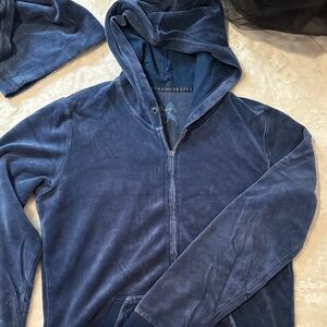 Express Vintage Navy Blue Pajama set